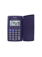 Casio® Taschenrechner HL-820VERA - Solar-/Batteriebetrie, 8-stellig, LC-Display, dunkelblau