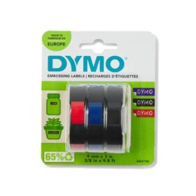 DYMO Prägeband Starter-Set - 9 mm x 3 m, sortiert, 3...