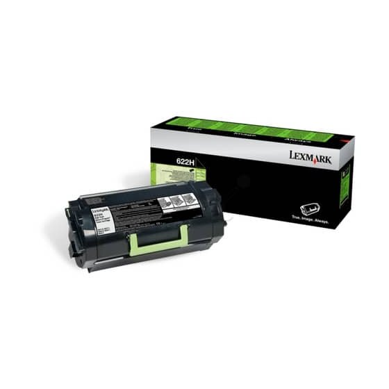 LEXMARK Original Lexmark Toner-Kit schwarz High-Capacity return program (0062D2H00,062D2H00,62D2H00,622H,NO622H)