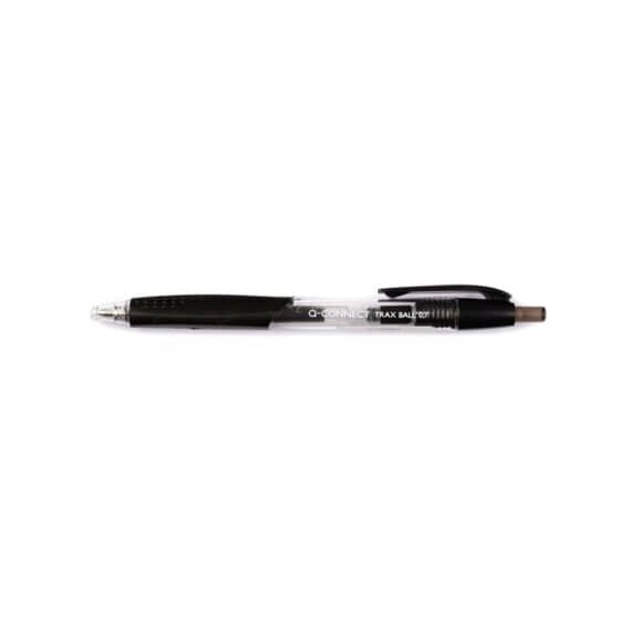 Q-Connect® Kugelschreiber Medium Grip schwarz