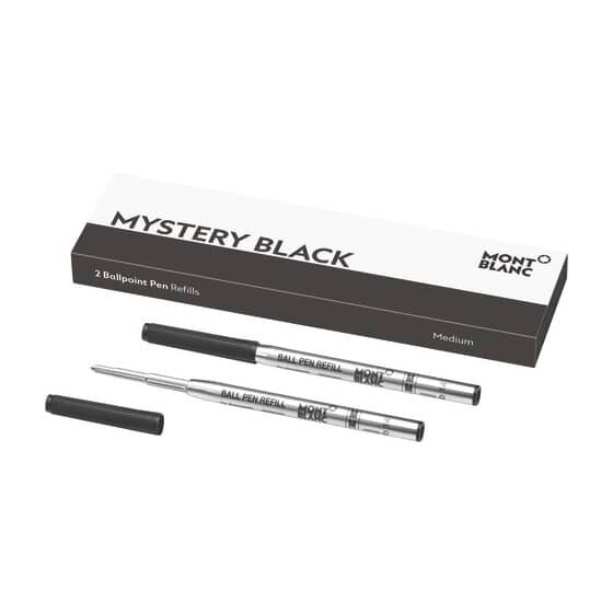 Montblanc® Kugelschreibermine - M, 2 Minen, mystery black