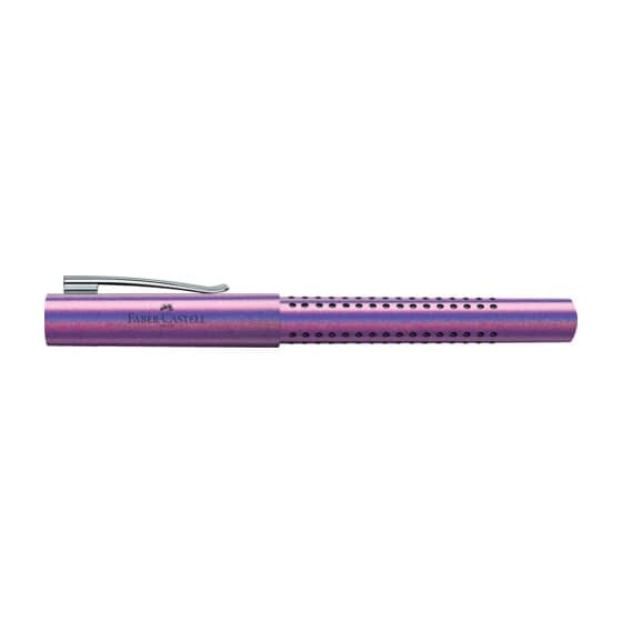 Faber-Castell Füllhalter Grip Glam Edition - Feder M, violett glam