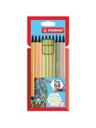 STABILO® Premium-Filzstift - Pen 68 - 10er Pack - mit 10verschiedenen Farben