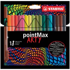 STABILO® Filzschreiber - pointMax ARTY - sortiert, 18...