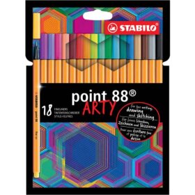 STABILO® Fineliner point 88® Etui - ARTY - 18er...