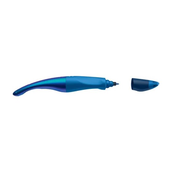 STABILO® Tintenroller EASYoriginal Linkshänder - Holograph Edition blau, inkl. Patrone