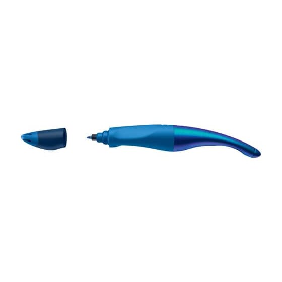 STABILO® Tintenroller EASYoriginal Rechtshänder - Holograph Edition in blau, inkl. Patrone