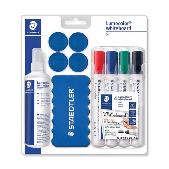 Staedtler® Whiteboardmarker Lumocolor® Set - praktische Grundausstattung, Blister