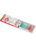 STABILO® Textmarker swing® cool - 18er Tischset - mit 18 verschiedenen Farben, 8 Leuchtfarben und 10 Pastellfarben