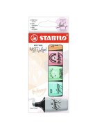 STABILO® Textmarker - BOSS® MINI Pastellove®- 5er Pack - 5 Pastell-Farben
