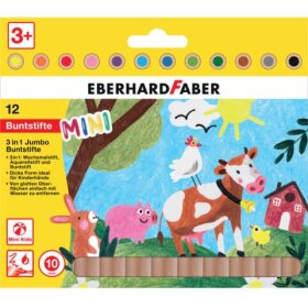 Eberhard Faber Farbstiftetui Jumbo Mini Kids 3in1 - 12er...