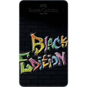 FABER-CASTELL Black Edition Bunstift - 12er Metalletui