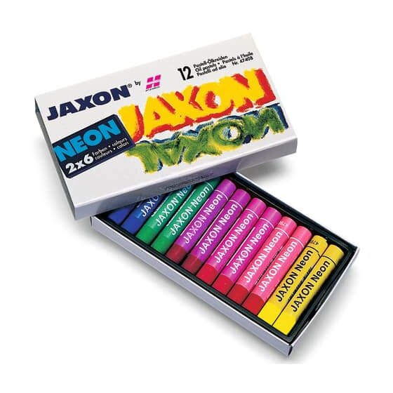 JAXON® Pastell-Ölkreide Neon - 12er Karton