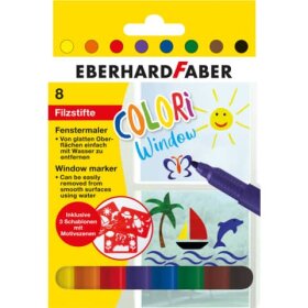 Eberhard Faber Windowmarker Colori - 1-2 mm, 8 Farben,...