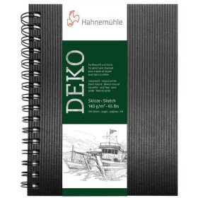Hahnemühle Skizzenbuch Deko - A4, 140 g/qm, 62...