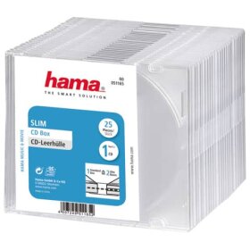 hama® CD/DVD Hüllen Slim - 25 Stück,...