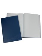DONAU Geschäftsbuch - A4, 96 Blatt, 70g/qm, blanko, blau