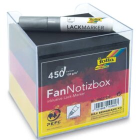 Folia Zettelbox Fan Deutschland - ca. 450 Blatt...