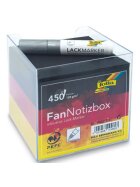 Folia Zettelbox Fan Deutschland - ca. 450 Blatt Tonpapier, inkl. Lackmarker