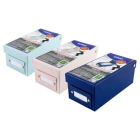 STYLEX® Lern- und Karteikartenbox - A8 für 400...