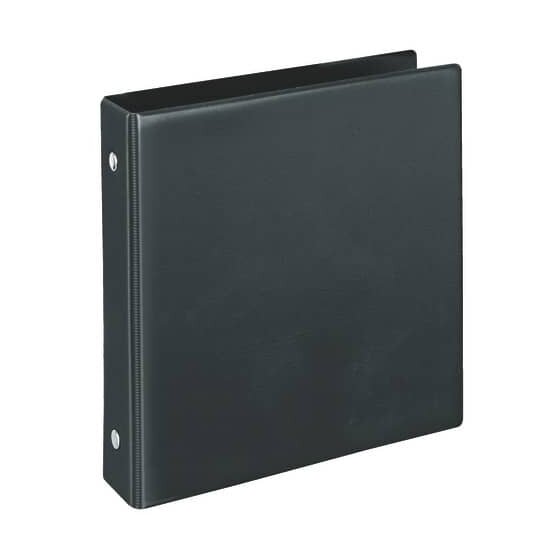 Veloflex® Ringbuch/Karteikartenordner - A6, 2-Ring, Ring-Ø 25 mm, schwarz