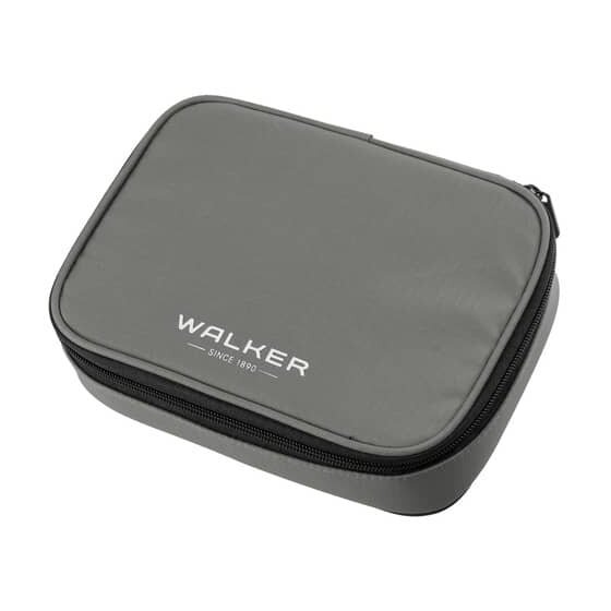 walker® Schüleretui Wizzard XL - steel grey, 22,5 x 6 x 16 cm, 1 Fach, ungefüllt
