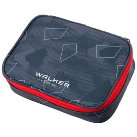 walker® Schüleretui Wizzard XL - grey polygon,...