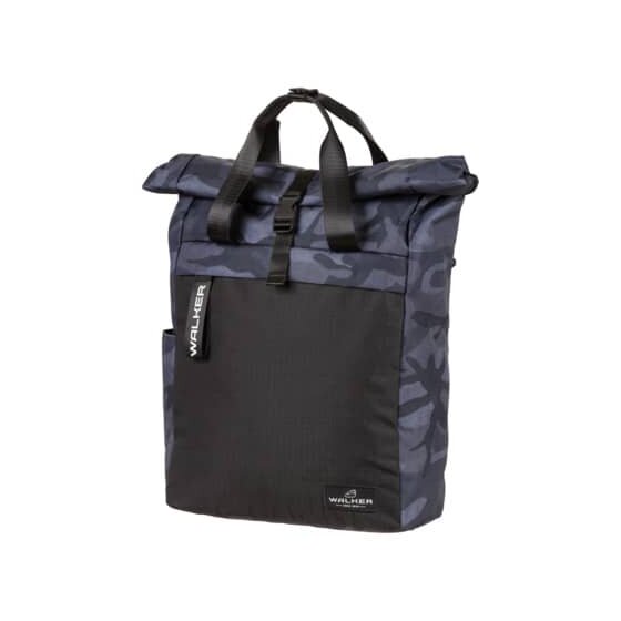 walker® Rucksack Classic Roll Top - blue camouflage