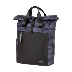 walker® Rucksack Classic Roll Top - blue camouflage