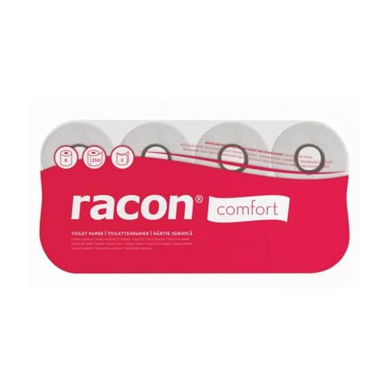 racon® Toilettenpapier comfort KR naturweiß 2-lagig 64 x 250 Blatt