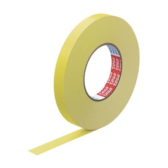 tesa® Gewebeklebeband - 50 m x 19 mm, gelb