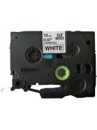 Q-Connect® Schriftband TZe-231 kompatibel - 12 mm x 8 m, schwarz auf weiß