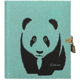 Pagna® Tagebuch Save me - Panda, 128 Seiten, blanko