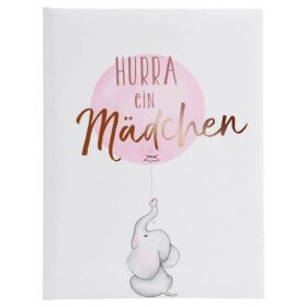 Goldbuch Babytagebuch Hurra ein Mädchen - rosa, 21 x...