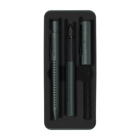 Faber-Castell Geschenkset Grip Edition - Füllhalter+Kugelschreiber, mistletoe