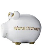 KCG Spardose Schwein "Wunschtraum" - Keramik, klein