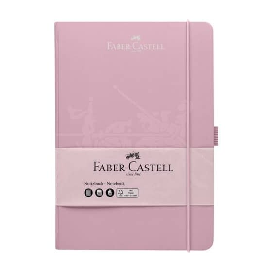Faber-Castell Notizbuch - A5, kariert, 194 Seiten, rose shadows