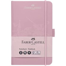 Faber-Castell Notizbuch - A6, kariert, 194 Seiten, rose...