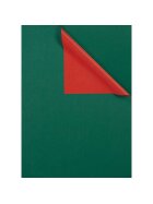 ZÖWIE® Secare Rolle 2-Color Geschenkpapier - 50 cm x 250 m, grün/rot
