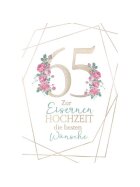 Kurt Eulzer Druck Eiserne Hochzeit - Karte inkl. Umschlag