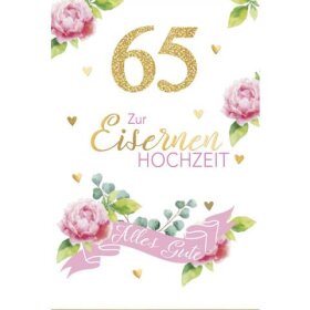 Verlag Dominique Eiserne Hochzeit - Karte inkl. Umschlag