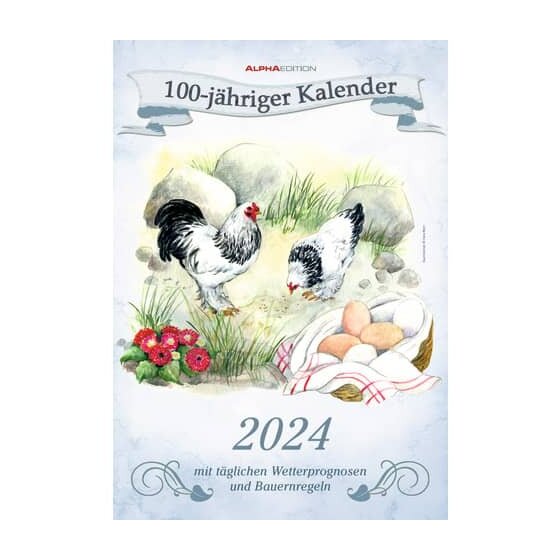 AlphaEdition Bildkalender 100jähriger Kalender - 23,7 x 34 cm