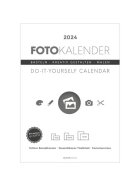 AlphaEdition Foto-Bastelkalender Do-it Yourself - 21 x 29,7 cm, weiß
