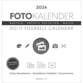 AlphaEdition Foto-Bastelkalender Do-it Yourself - 21 x 22...