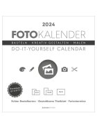 AlphaEdition Foto-Bastelkalender Do-it Yourself - 21 x 22 cm, weiß