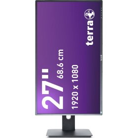 Monitor LCD/LED 2756W PV V3, 27", GREENLINE PLUS, 1920 x 1080 Pixel, 16:9, IPS Displayport 1.2 DVI/HDMI-Schnittstelle, schwarz