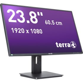 Monitor LCD/LED 2456W PV V3, 23,8", GREENLINE PLUS, 1920 x 1080 Pixel, 16:9, IPS, Displayport 1.2, DVI/HDMI-Schnittstelle, schwarz