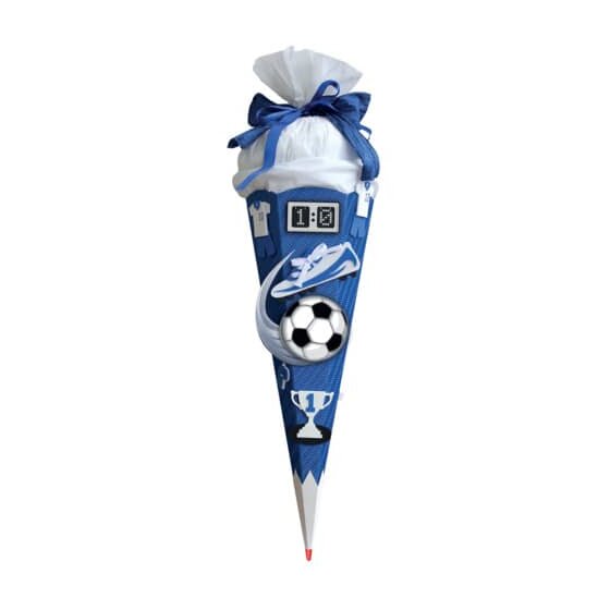 ROTH Schultüte Bastelset Soccer - 68 cm, sechseckig