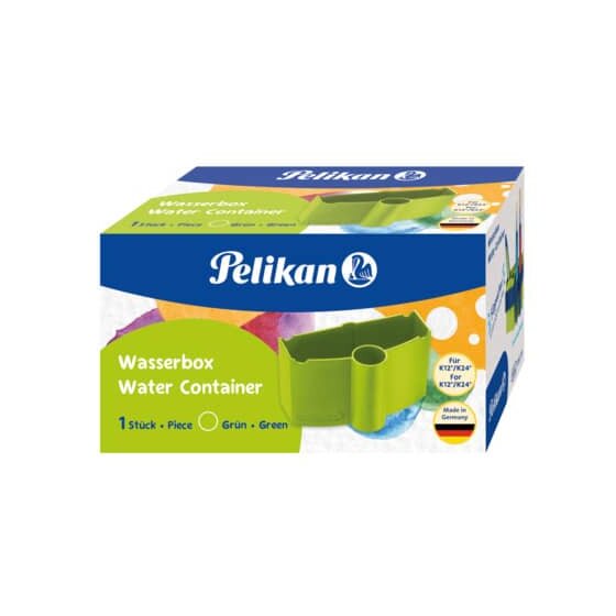 Pelikan® Wasserbecher mit Pinselhalter - grün
