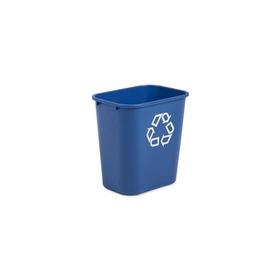 Rubbermaid® Recycling-Abfallkorb - 26 L, blau